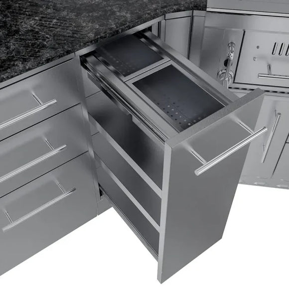 Sunstone The Big Texan 21-Foot Outdoor Kitchen Cabinet Island