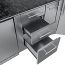 Sunstone The Big Texan 21-Foot Outdoor Kitchen Cabinet Island