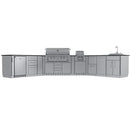 Sunstone The Big Texan 21-Foot Outdoor Kitchen Cabinet Island