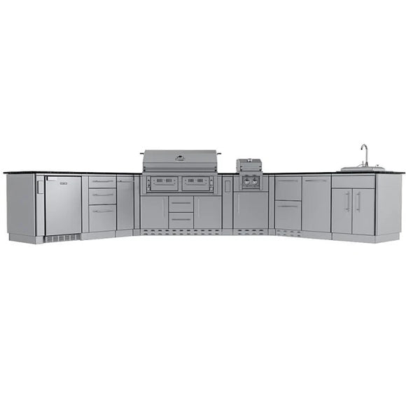 Sunstone The Big Texan 21-Foot Outdoor Kitchen Cabinet Island