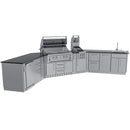 Sunstone The Big Texan 21-Foot Outdoor Kitchen Cabinet Island