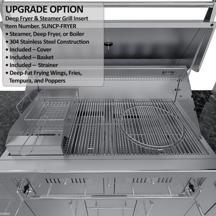 Sunstone The Big Texan 21-Foot Outdoor Kitchen Cabinet Island