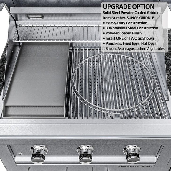 Sunstone The Brazos 9-Foot Outdoor Kitchen Island Package