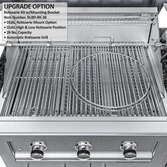 Sunstone The Brazos 9-Foot Outdoor Kitchen Island Package