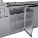 Sunstone The Brazos 9-Foot Outdoor Kitchen Island Package