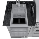 Sunstone The Caprice 6 Foot 4 Inch Outdoor Kitchen Island Package