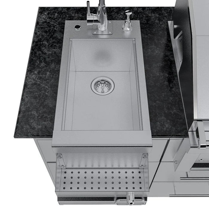 Sunstone The Caprice 6 Foot 4 Inch Outdoor Kitchen Island Package