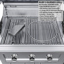 Sunstone The Caprice 6 Foot 4 Inch Outdoor Kitchen Island Package