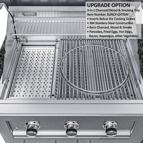 Sunstone The Caprice 6 Foot 4 Inch Outdoor Kitchen Island Package