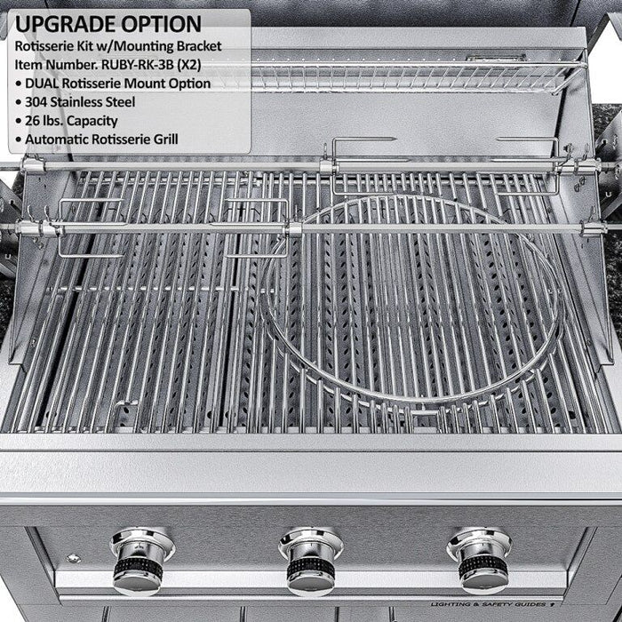 Sunstone The Caprice 6 Foot 4 Inch Outdoor Kitchen Island Package
