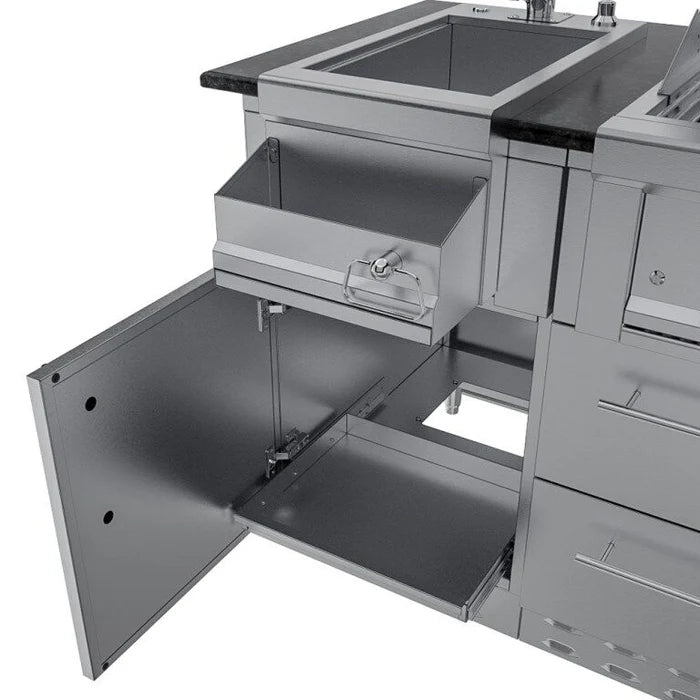 Sunstone The Caprice 6 Foot 4 Inch Outdoor Kitchen Island Package
