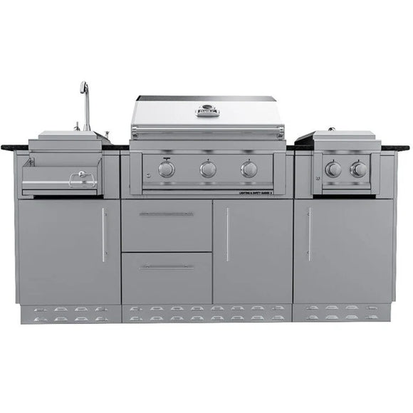 Sunstone The Caprice 6 Foot 4 Inch Outdoor Kitchen Island Package