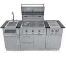 Sunstone The Caprice 6 Foot 4 Inch Outdoor Kitchen Island Package