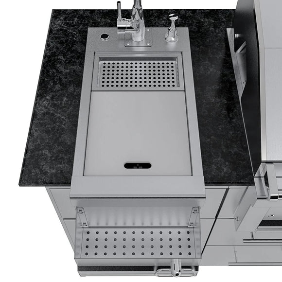 Sunstone The Caprice 6 Foot 4 Inch Outdoor Kitchen Island Package