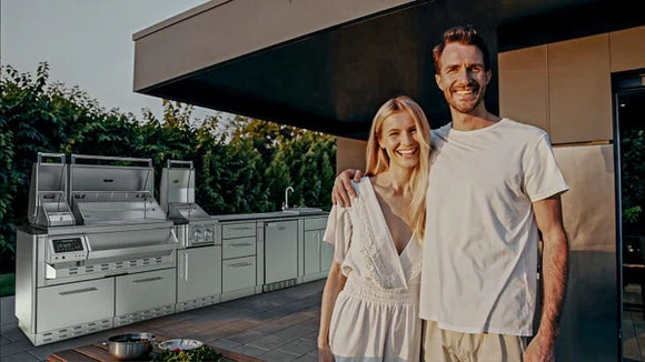 Sunstone The Cypress 11.6 Foot Outdoor Kitchen Cabinet Island