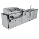 Sunstone The Cypress 11.6 Foot Outdoor Kitchen Cabinet Island