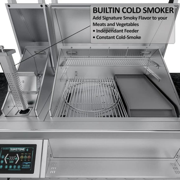 Sunstone The Cypress 11.6 Foot Outdoor Kitchen Cabinet Island