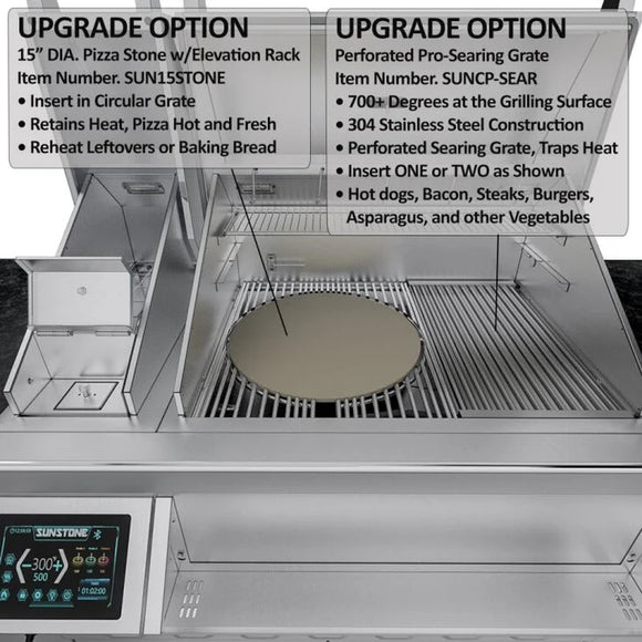 Sunstone The Cypress 11.6 Foot Outdoor Kitchen Cabinet Island