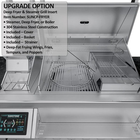 Sunstone The Cypress 11.6 Foot Outdoor Kitchen Cabinet Island