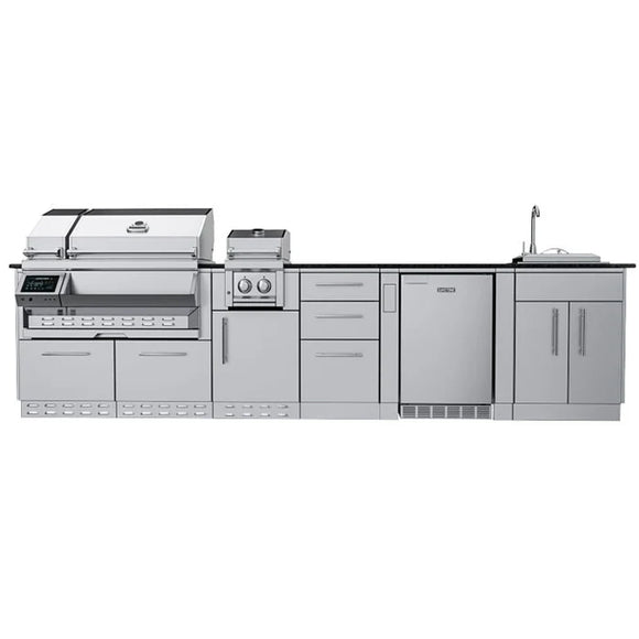 Sunstone The Cypress 11.6 Foot Outdoor Kitchen Cabinet Island