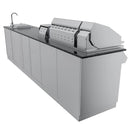 Sunstone The Cypress 11.6 Foot Outdoor Kitchen Cabinet Island