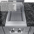 Sunstone The Dallas 14' Outdoor Cabinet Island Package w/ Gas Hybrid Grill