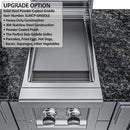 Sunstone The Dallas 14' Outdoor Cabinet Island Package w/ Gas Hybrid Grill