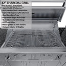 Sunstone The Dallas 14' Outdoor Cabinet Island Package w/ Gas Hybrid Grill