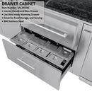 Sunstone 13 Foot 7 Inch French Quarter Outdoor Kitchen Island Package