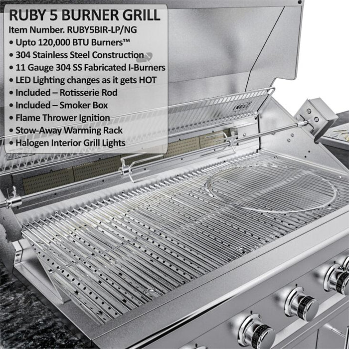 Sunstone 13 Foot 7 Inch French Quarter Outdoor Kitchen Island Package