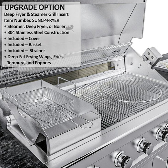 Sunstone 13 Foot 7 Inch French Quarter Outdoor Kitchen Island Package