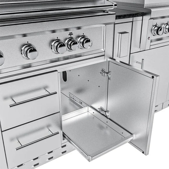 Sunstone 13 Foot 7 Inch French Quarter Outdoor Kitchen Island Package