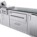 Sunstone 13 Foot 7 Inch French Quarter Outdoor Kitchen Island Package