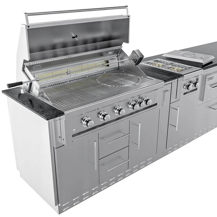 Sunstone 13 Foot 7 Inch French Quarter Outdoor Kitchen Island Package