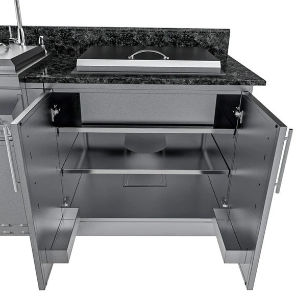 Sunstone Outdoor Kitchen The Galley 10' 8" Island Cabinet Package