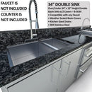 Sunstone Outdoor Kitchen The Galley 10' 8" Island Cabinet Package