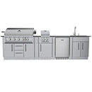 Sunstone Gulf Breeze 10 Ft Outdoor Kitchen Cabinet Island