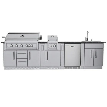 Sunstone Gulf Breeze 10 Ft Outdoor Kitchen Cabinet Island