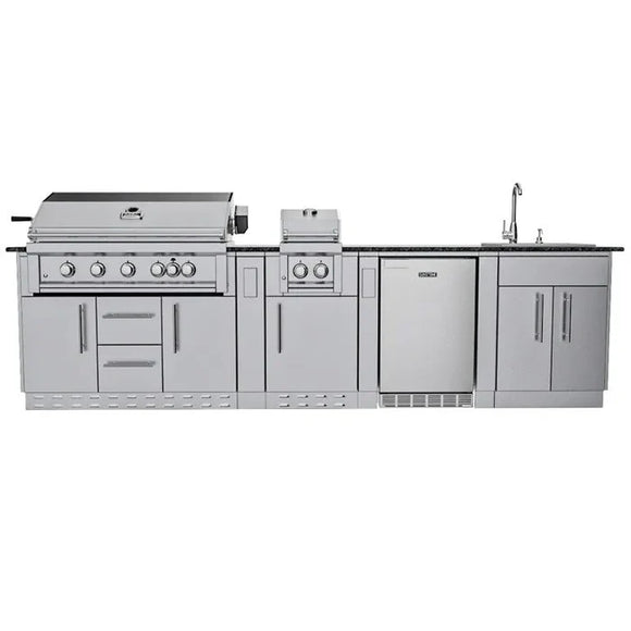 Sunstone Gulf Breeze 10 Ft Outdoor Kitchen Cabinet Island