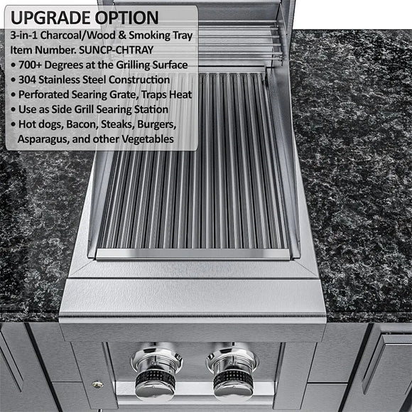 Sunstone Gulf Breeze 10 Ft Outdoor Kitchen Cabinet Island