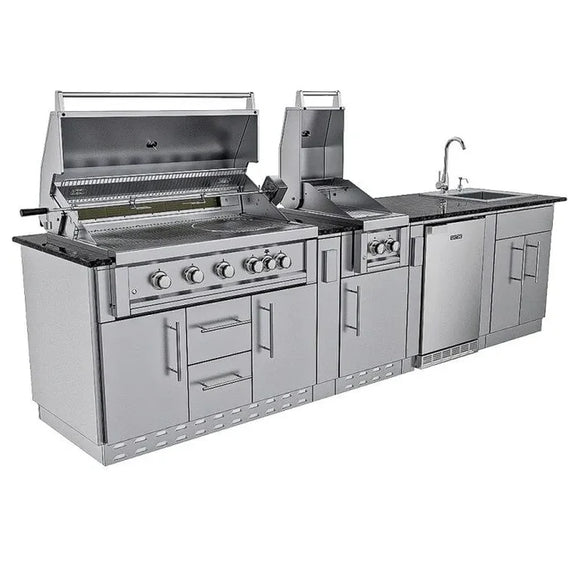 Sunstone Gulf Breeze 10 Ft Outdoor Kitchen Cabinet Island