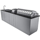 Sunstone Gulf Breeze 10 Ft Outdoor Kitchen Cabinet Island