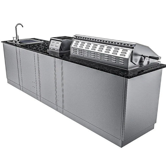 Sunstone Gulf Breeze 10 Ft Outdoor Kitchen Cabinet Island