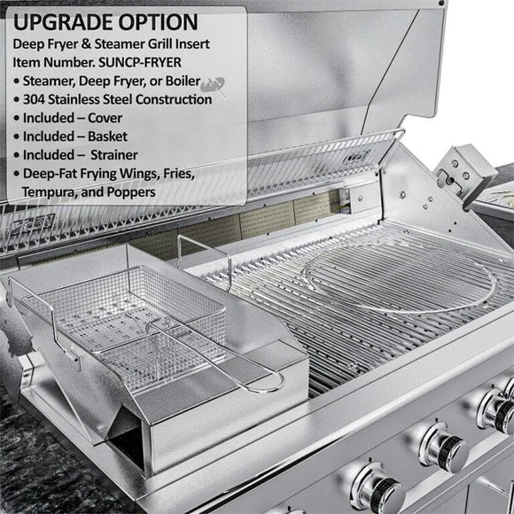 Sunstone Gulf Breeze 10 Ft Outdoor Kitchen Cabinet Island