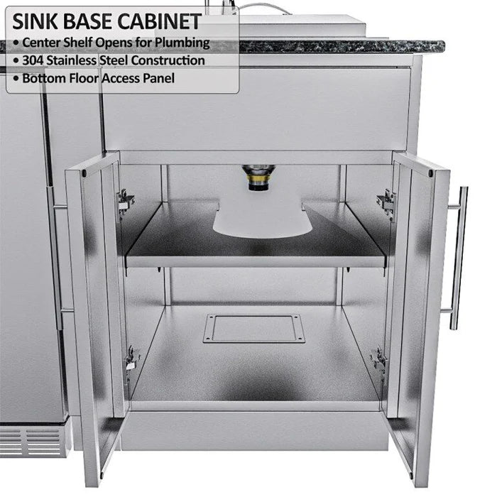 Sunstone Hill Country 13 Ft 6 In Outdoor Cabinet Island Package