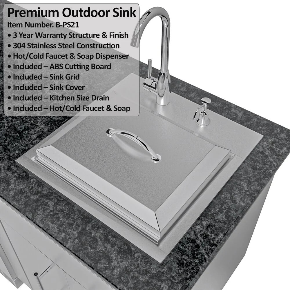 Sunstone Hill Country 13 Ft 6 In Outdoor Cabinet Island Package