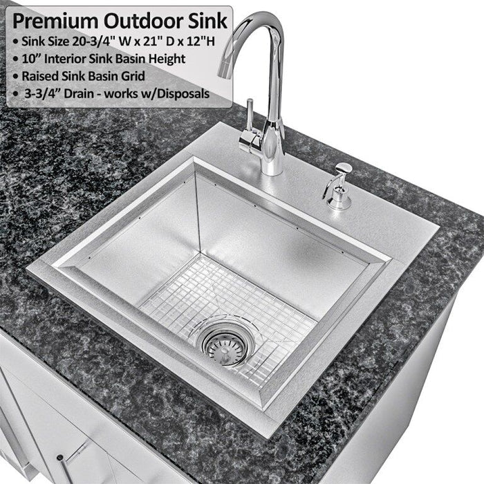 Sunstone Hill Country 13 Ft 6 In Outdoor Cabinet Island Package