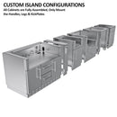 Sunstone Hill Country 13 Ft 6 In Outdoor Kitchen Cabinet Island