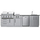 Sunstone The Houston 9 Foot 8 Inch Outdoor Griller’s Paradise Island Package-1