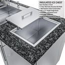 Sunstone Magnolia 10 Ft Outdoor ADA Kitchen Cabinet Island Package